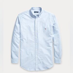 Ralph Laura Blue Classic Oxford Button Up 3XB